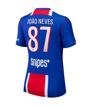 Paris Saint-Germain Joao Neves #87 Maglia Gara Casa Repliche 2026-27 Donna Maniche Corte